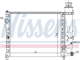 Nissens 61150 - RADIADOR CITROEN BX(XB)(82-)1.5