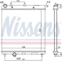 Nissens 61278 - RADIADOR CITROEN C2(JM)(02-)1.4 HDI