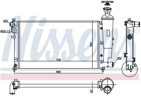 Nissens 61276 - RADIADOR CITROEN SAXO(S0.S1)(96-)1.