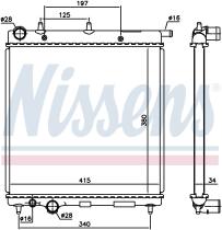 Nissens 61279 - RADIADOR CITROEN C3 I(FC.HB)(02-)1.