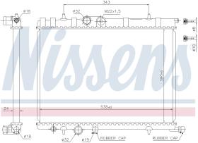 Nissens 63502A - RADIA CITROEN XSARA II HDI/BERLINGO/307(03>) + ADAP.