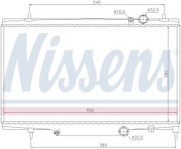 Nissens 61297 - RADIADOR CITROEN C5(DC.DE)(00-)3.0