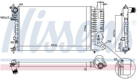 Nissens 61312A - RADIADOR CITROEN ZX(N2)(91-)1.9 TD