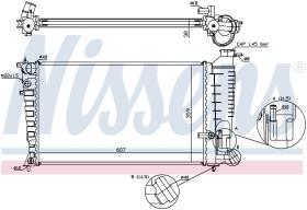 Nissens 61329A - RADIADOR CITROEN ZX(N2)(91-)1.9 TD