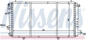 Nissens 61337 - RADIADOR CITROEN C 15(VD)(84-)1.8 D