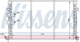 Nissens 61344 - RADIADOR CITROEN XANTIA(X1.X2)(93-)