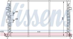 Nissens 61344 - RADIADOR CITROEN XANTIA(X1.X2)(93-)