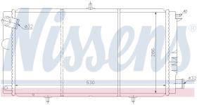 Nissens 61351 - RADIADOR CITROEN C 15(VD)(84-)1.3