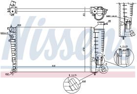 Nissens 61382A - RADIADOR CITROEN ZX(N2)(91-)1.6 I