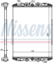 Nissens 614190 - RADIADOR DAF F 95(87-)400