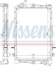 Nissens 61427A - RADIADOR DAF F 85(92-)300