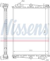 Nissens 614400 - RADIA DAF CF 65/75/85 (92-) 806-610-48 - LATERALES