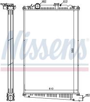 Nissens 614420 - RADIA DAF CF 85 (98>) 950-610-58 - LATERALES