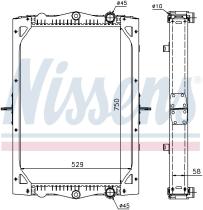 Nissens 61444A - RADIA DAF LF 55 255/290 (01>) 750 -529 58 + LATERALES