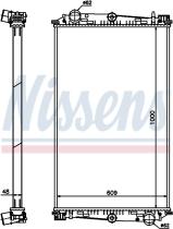 Nissens 614460 - RADIADOR DAF 85 CF(98-)380