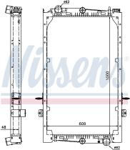 Nissens 61446A - RADIADOR DAF 85 CF(98-)380