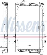 Nissens 61446A - RADIADOR DAF 85 CF(98-)380