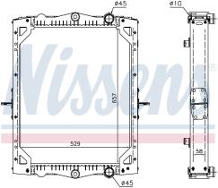 Nissens 61452 - RADIADOR DAF LF 55(01-)160