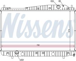 Nissens 61638 - RADIA DAEWOO EVANDA 2.0I MAN. (02>)