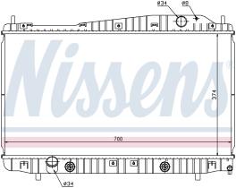 Nissens 61639 - RADIA DAEWOO EVANDA 2.0I AUT. (02>)