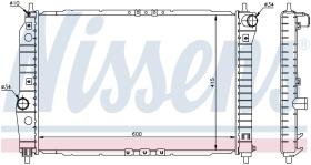 Nissens 61645 - RADIA CHEVROLET KALOS 1.4I 16V +AC (02>) AVEO (05>5/08)