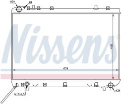 Nissens 61668 - RADIA SSANG YONG MUSSO 2.3/2.9 TD (95>) KORANDO (97>) MAN.