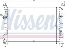 Nissens 61683 - RADIADOR FIAT ALBEA(178)(02-)1.4 I