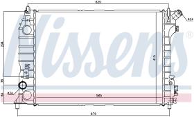 Nissens 61685 - RADIADOR CHEVROLET LACETTI(J200)(04
