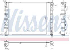 Nissens 61688 - RADIADOR CHEVROLET CAPTIVA(C100.C14