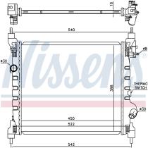 Nissens 61689 - RADIA CHEVROLET SPARK 1.0 (03/10>) +TC