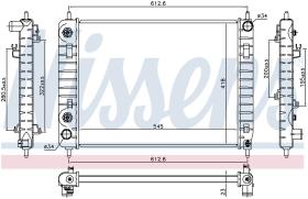 Nissens 616907 - RADIADOR CHEVROLET HHR(06-)2.0 I TU