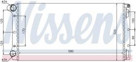 Nissens 61692 - RADIADOR FIAT PUNTO II(188)(99-)1.9