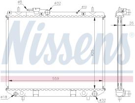 Nissens 61742A - RADIA DAIHATSU TERIOS 1.3 (97>)