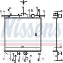 Nissens 61748 - RADIADOR DAIHATSU CHARADE IV(G200_)