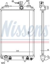 Nissens 617547 - RADIADOR DAIHATSU MATERIA(M4_)(06-)