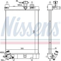 Nissens 617554 - RADIADOR DAIHATSU CUORE VIII L276(0