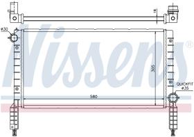Nissens 61768 - RADIADOR FIAT DOBLO(119.223)(01-)1.