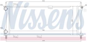 Nissens 617731 - RADIADOR FIAT PANDA(141)(80-)1.1 I