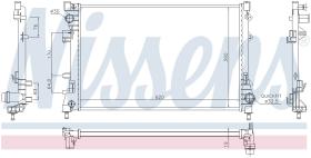 Nissens 617859 - RADIADOR FIAT 500(312)(07-)ELECTRIC