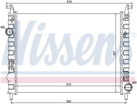 Nissens 617862 - RADIADOR FIAT ALBEA(178)(02-)1.3 MJ