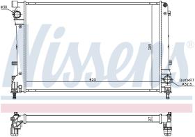 Nissens 617863 - RADIADOR FIAT 500(312)(07-)1.4 I AB