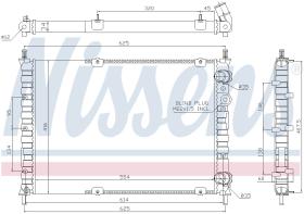 Nissens 61879A - RADIADOR FIAT MAREA(185)(96-)1.9 TD