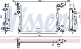 Nissens 617876 - RADIA FIAT 500L 1.4I 95CV  (09/12>)