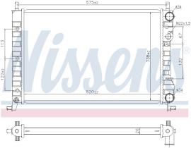 Nissens 61801 - RADIADOR FIAT PALIO(178)(96-)1.2 I