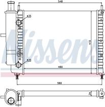 Nissens 61808 - RADIADOR FIAT MAREA(185)(96-)1.4 I