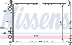 Nissens 61816 - RADIADOR LANCIA DEDRA(835)(89-)1.9