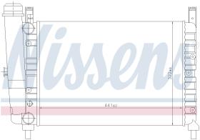 Nissens 61853 - RADIADOR FIAT FIORINO(146)(88-)1.3
