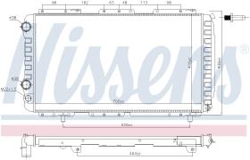 Nissens 61862 - RADIA FIAT DUCATO II 1.9 TD -AC (2/94>1/02)