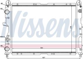 Nissens 61869 - RADIADOR LANCIA DEDRA(835)(89-)1.8