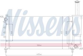 Nissens 61886 - RADIADOR ZASTAVA 10(05-)1.2 I